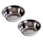 Comedouro Elevado para Cães com Suporte e 2 Tigelas Amovíveis de Aço Inoxidável Alimentador para Animais de Estimação 44x24x15 cm Branco — foto 7