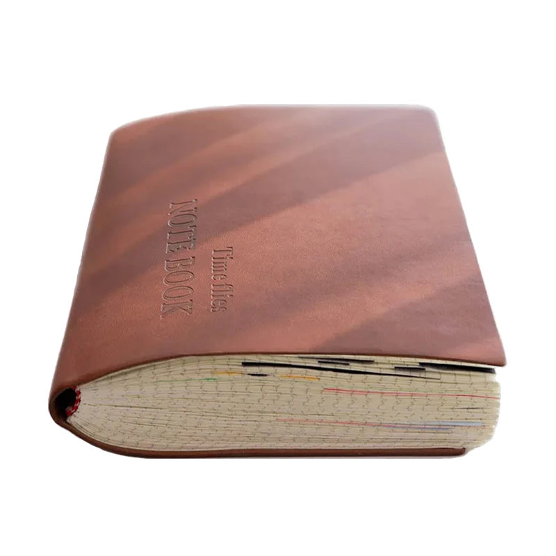 Grade caderno a5, diários de viajantes escola escritório reunião registo 80gsm/264 páginas papel xadrez bloco — foto 1