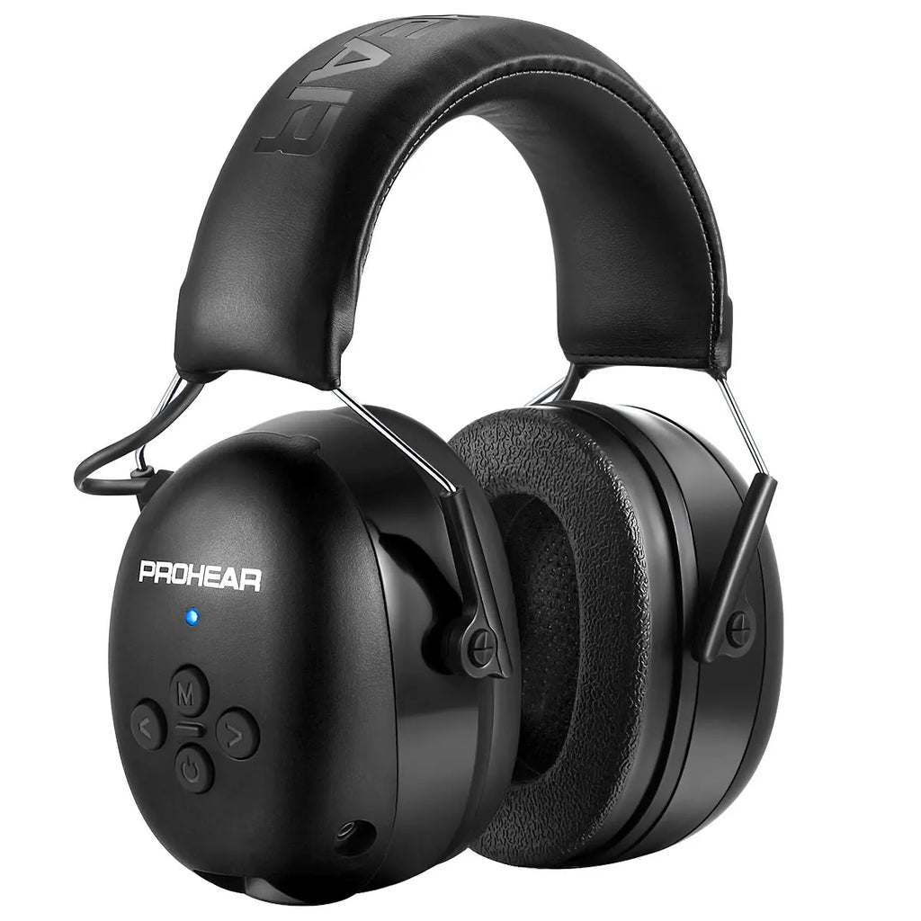 Auscultadore eletrônico 5.0, protetores de ouvido bluetooth, proteção auditiva, para música, segurança — foto 1