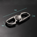 Spinner de dedo antistress em liga de zinco, preto, 7.5 cm — foto 8