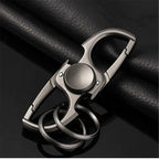 Spinner de dedo antistress em liga de zinco, preto, 7.5 cm — foto 7