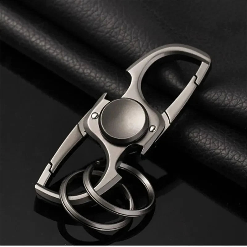Spinner de dedo antistress em liga de zinco, preto, 7.5 cm — foto 7