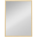 Espelho de Parede Retangular 80x60 cm Moldura em Madeira Natural Ideal para Banheiro Sala ou Quarto — foto 1
