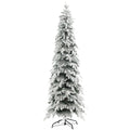 Árvore de Natal Artificial 210 cm Árvore como Real com 800 Ramos Densos Neve Artificial Abertura Automática — foto 1