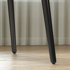 Mesa de Jantar Extensível Retangular para 6 a 8 Pessoas Mesa de Cozinha 160-200 cm com Prateleira Castanho — imagem 9