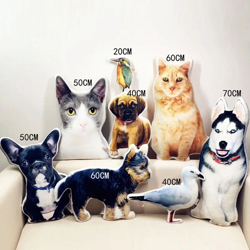 Almofada de Pelúcia Personalizada para Cães com Chaveiro 12 cm — foto 3