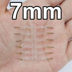 12pçs isca de metal, acessórios de pesca de carpa, isca de picada, pino com borracha transparente — foto 5