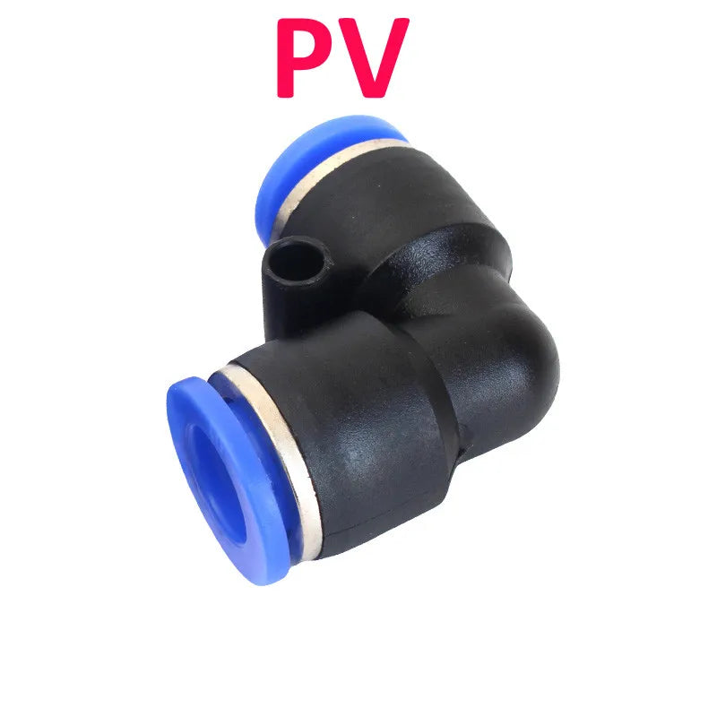Conector de tubo de encaixe pneumático, encaixes rápidos de ar, mangueira push-in de água - PV 4mm — foto 2