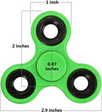 Fidget spinner tri-spinner em ABS preto, anti-stress — foto 5