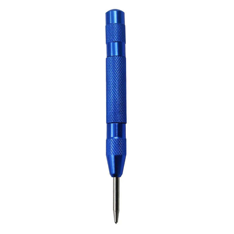 Punção central automática, ferramentas para trabalhar madeira, marcação com mola, brocas de metal - Azul — foto 1