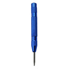 Punção central automática, ferramentas para trabalhar madeira, marcação com mola, brocas de metal - Azul — foto 1