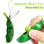 5 pçs pacote de brinquedos fidget portachiavi descompressão edamame brinquedos mole squeeze - 3 unidades — foto 6