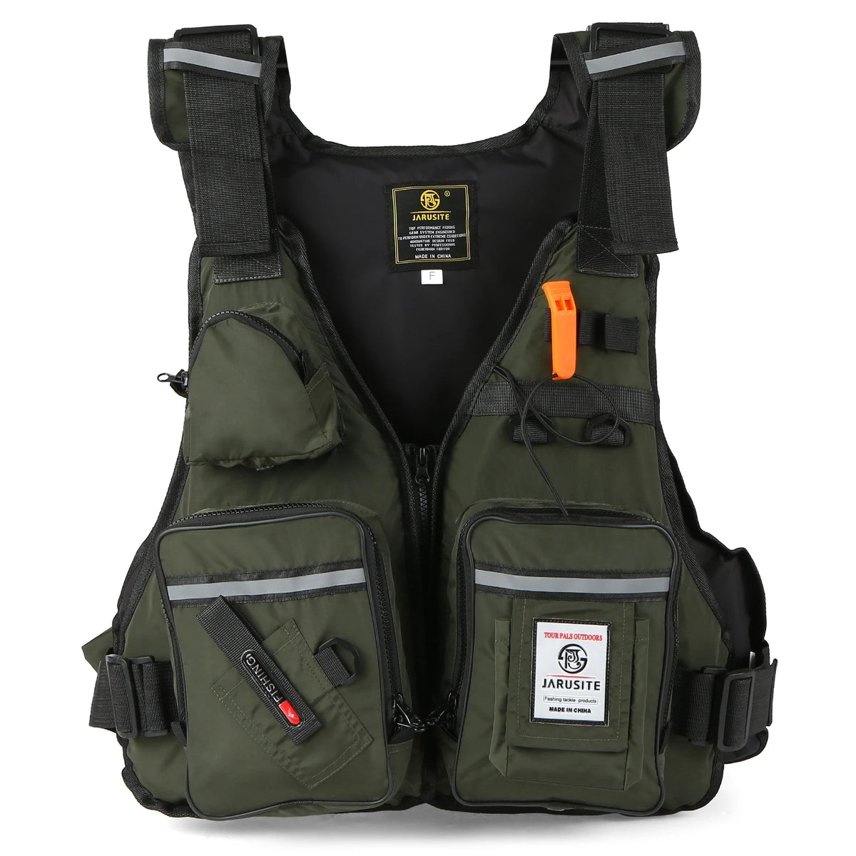 Colete de pesca com flutuação e multibolsos — foto 2