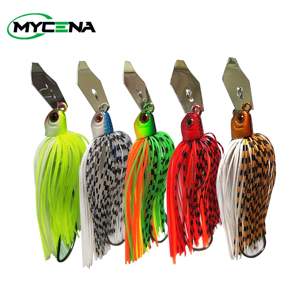 9g/13g/16g/19g chatter isca giratória isca de pesca sem ervas daninhas buzzbait - 03 vermelho color 13g — foto 2