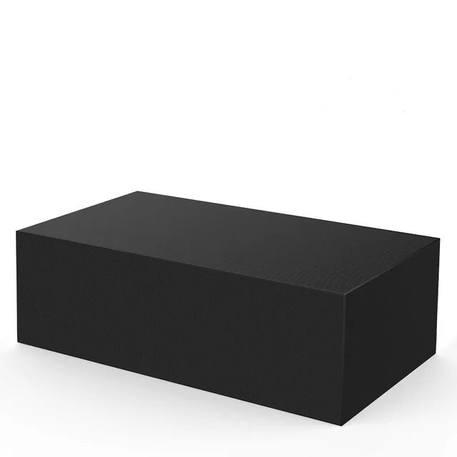 Capa impermeável preta para mobiliário de exterior 123 x 61 x 72 cm — foto 1