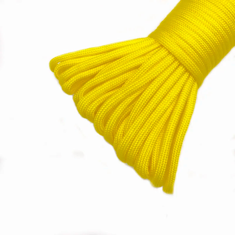 Paracord de 4mm de diâmetro com 7 núcleos para sobrevivência, corda de paraquedas, cordão, camping, escalada — foto 2