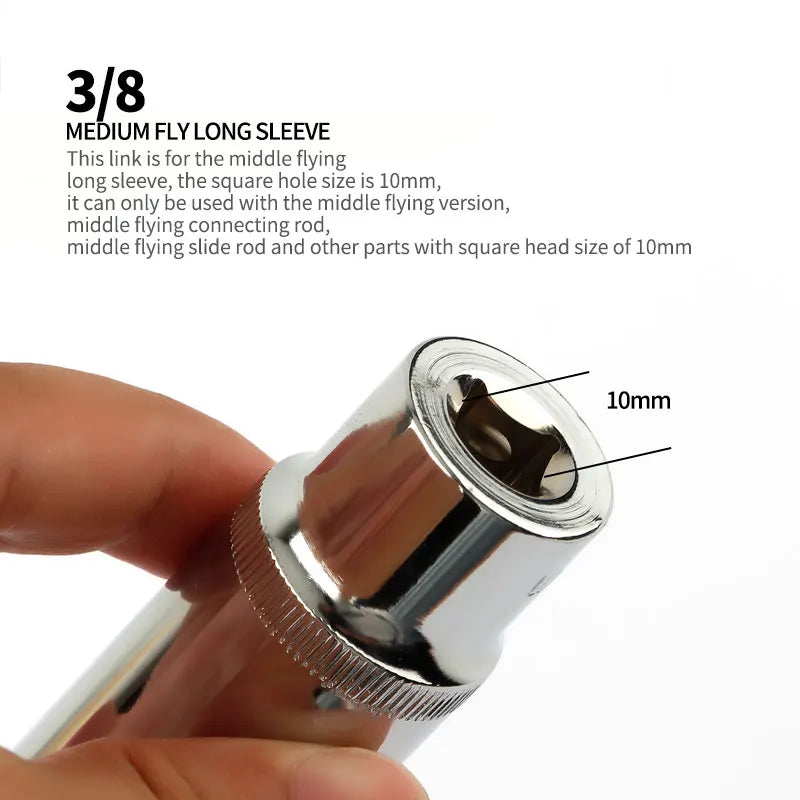 Chave de caixa longa sextavada 13mm encaixe 3/8 polegadas — foto 5