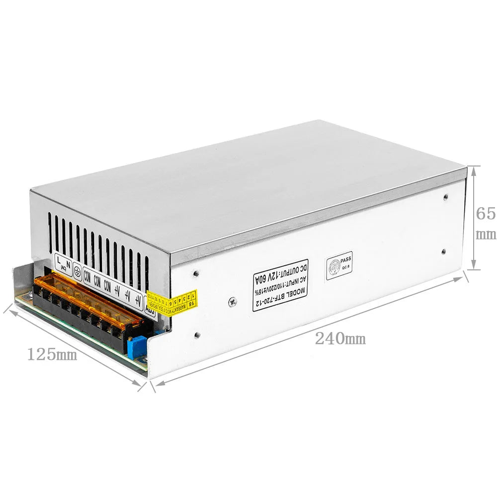 Transformador de fonte de alimentação 5v 12v 24v interruptor led 1a 2a 3a 5a 6.5a 8.5a 10a 12.5a 16.5a 20a — foto 5
