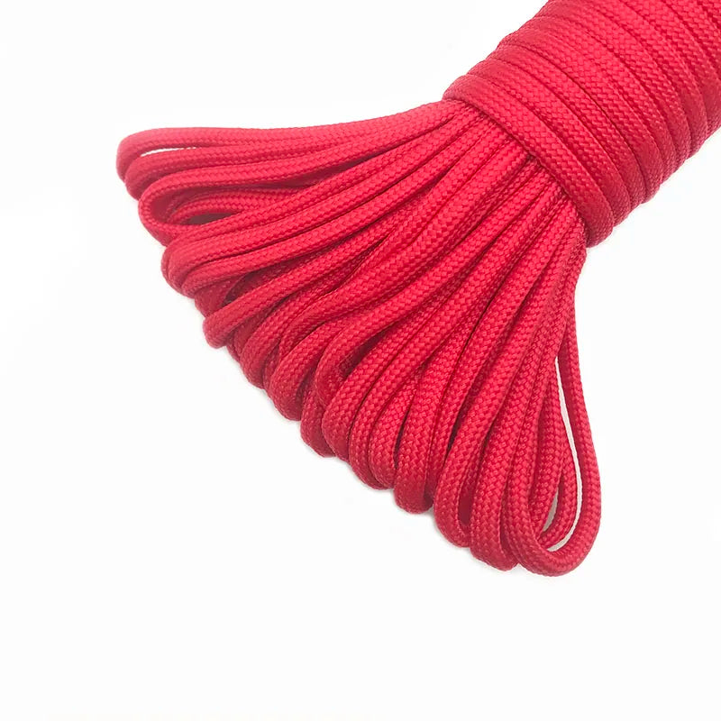 Paracord de 4mm de diâmetro com 7 núcleos para sobrevivência, corda de paraquedas, cordão, camping, escalada — foto 4