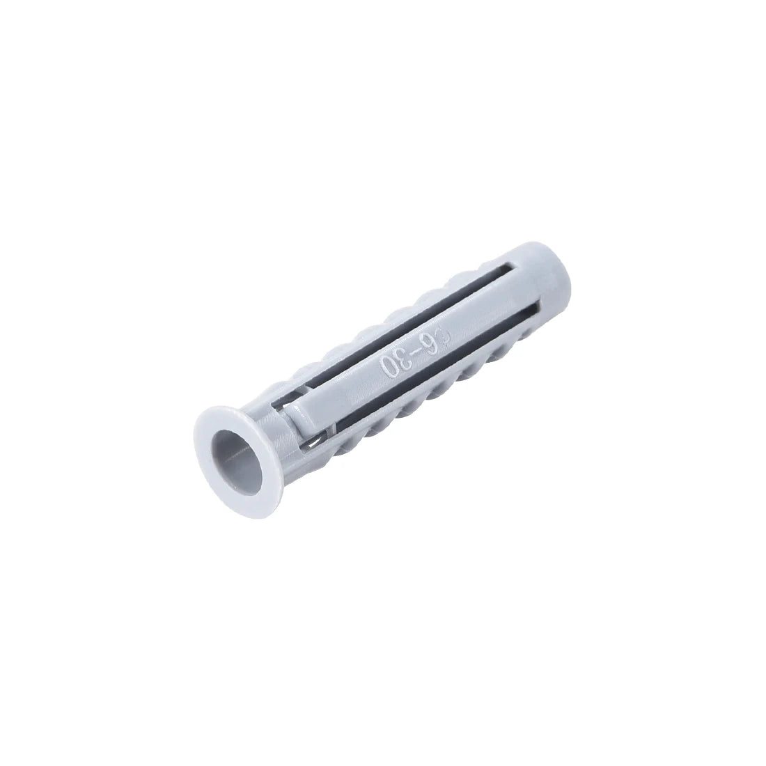 100 peças 6mm x 30mm coluna de tubo de expansão de plástico âncora de concreto plugue de parede cinza — foto 4