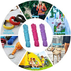 Paracord de 4mm de diâmetro com 7 núcleos para sobrevivência, corda de paraquedas, cordão, camping, escalada — foto 5