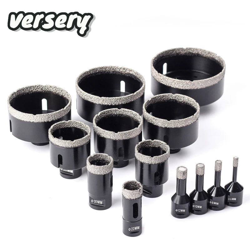 5-130mm m14 rosca seca vácuo soldadas mármore alvenaria buraco viu abridor diamante perfuração núcleo - 8mm — foto 2