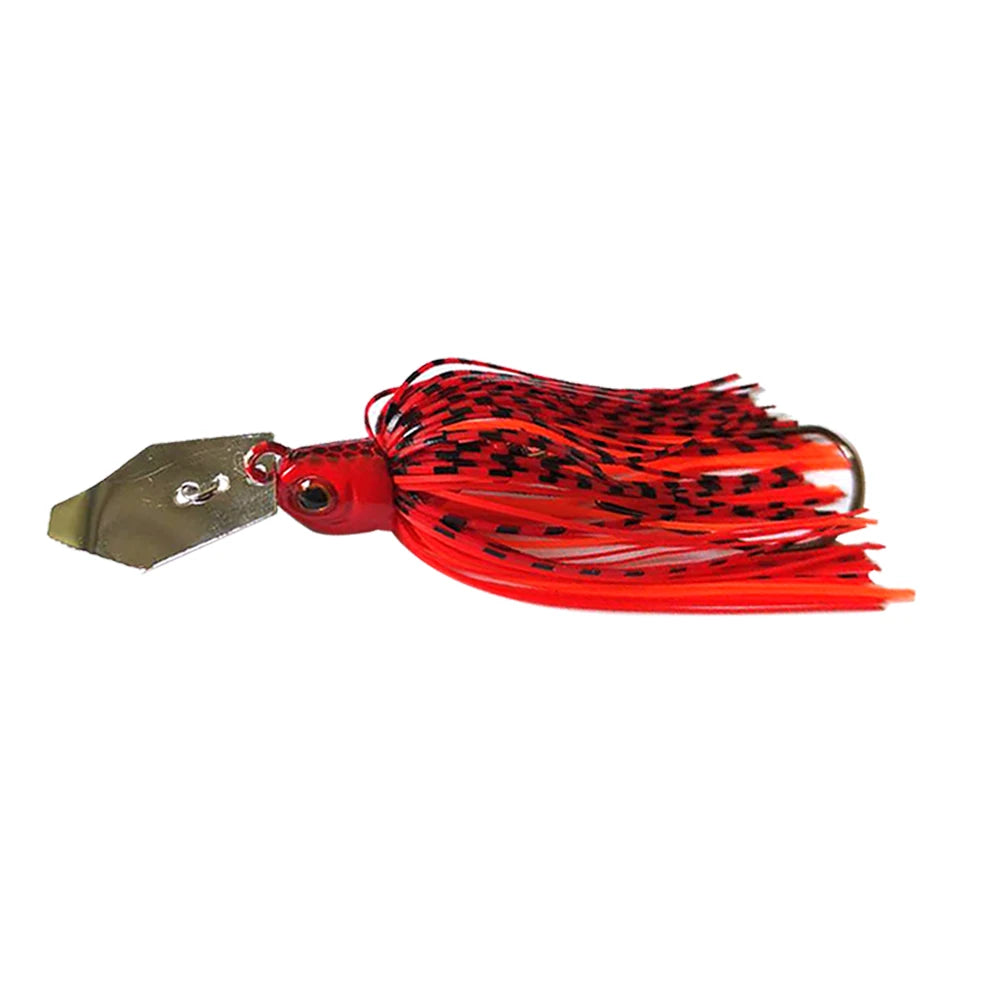 9g/13g/16g/19g chatter isca giratória isca de pesca sem ervas daninhas buzzbait - 03 vermelho color 13g — foto 1