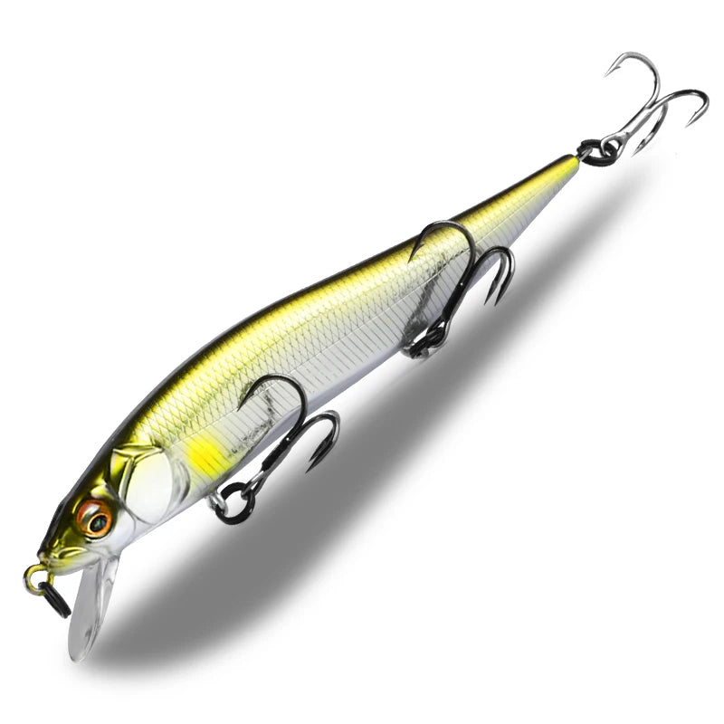 9.8cm 10g sp mergulho 2.1m profissional minnow wobbler iscas de pesca qualidade jerkbaits isca artificial — foto 1