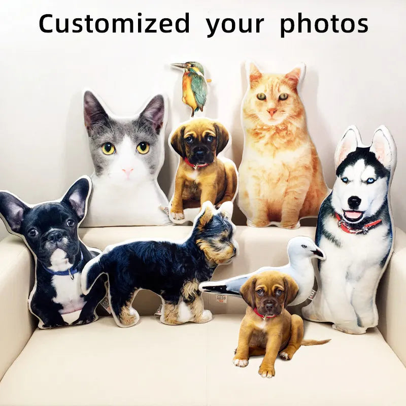 Almofada de Pelúcia Personalizada para Cães com Chaveiro 12 cm — foto 6