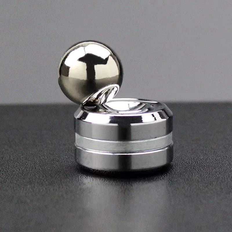 Adulto desktop alívio do estresse metal brinquedo fidget descompressão hipnose giroscópio rotativo dedo — foto 1