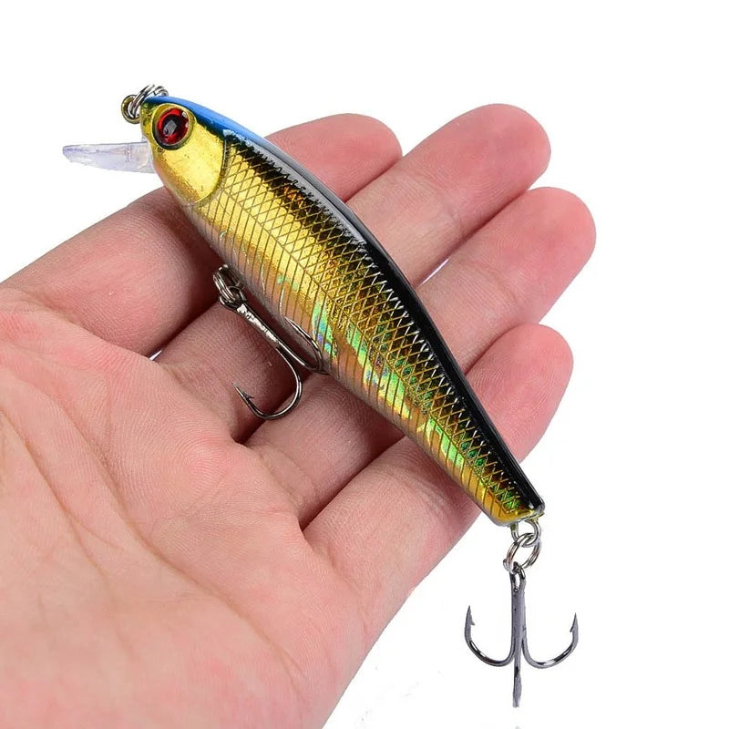 1 pçs japão modelo quente afundando minnow iscas de pesca 8.5cm 9.2g jerkbait baixo pique carkbait wobblers — foto 2