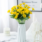 Buquê de Margaridas de Seda Artificial com 21 Cabeças para Decoração de Casa, Casamento, Produtos Domésticos — foto 4
