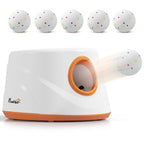 Lançador Automático de Bolas para Cães com 6 Bolas em ETPU e 3 Distâncias Ajustáveis 6/10/14 m, Laranja — imagem 11