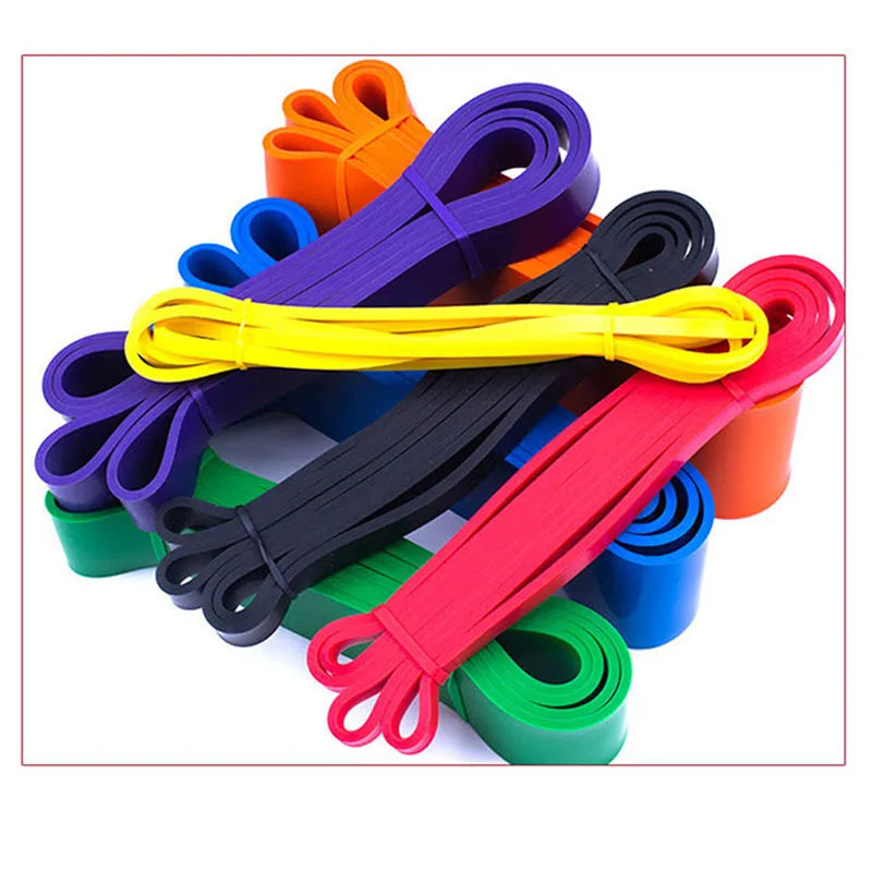 Banda de resistência de látex para pull-up e pilates, 15-35 LB — foto 8
