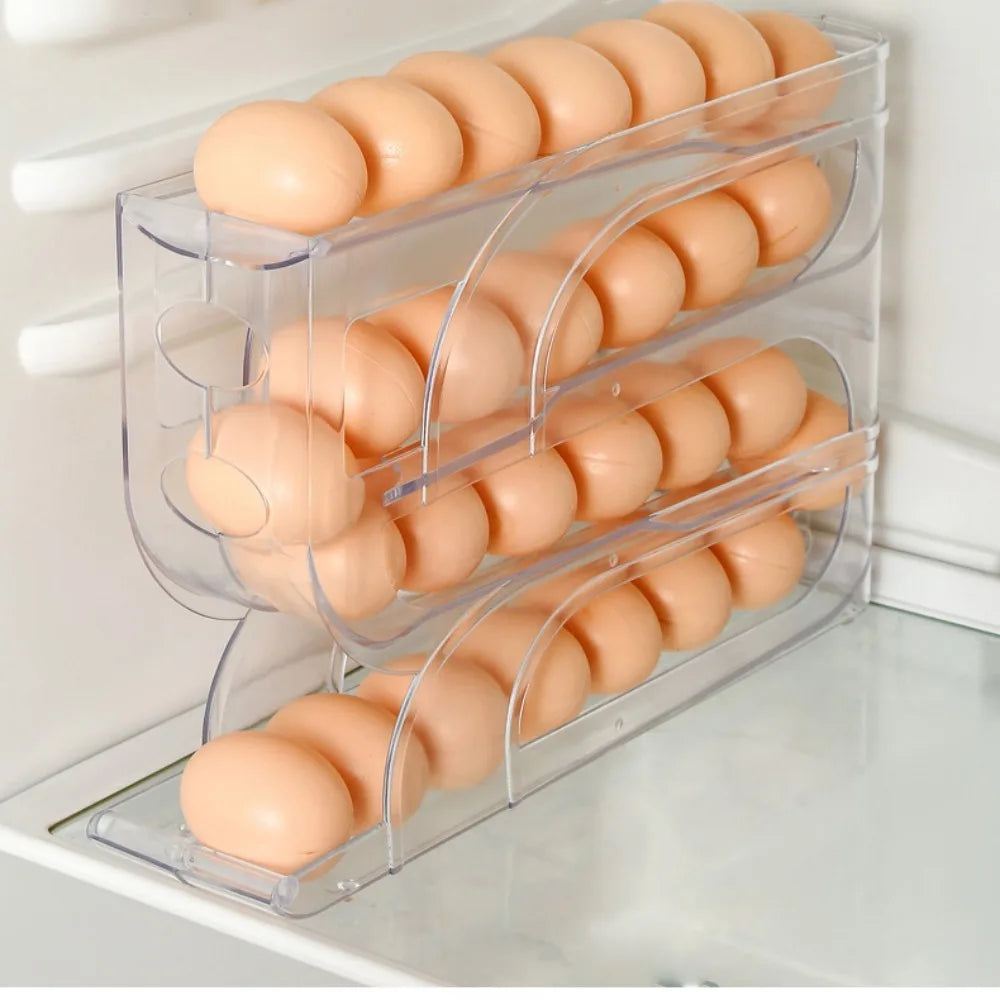 Rolo para ovos automático transparente de 3 camadas — foto 2