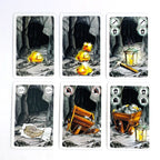 Cartas de jogo de tabuleiro jogos de mesa versão em inglês jogos de cartas anão mina de ouro escavação — foto 2
