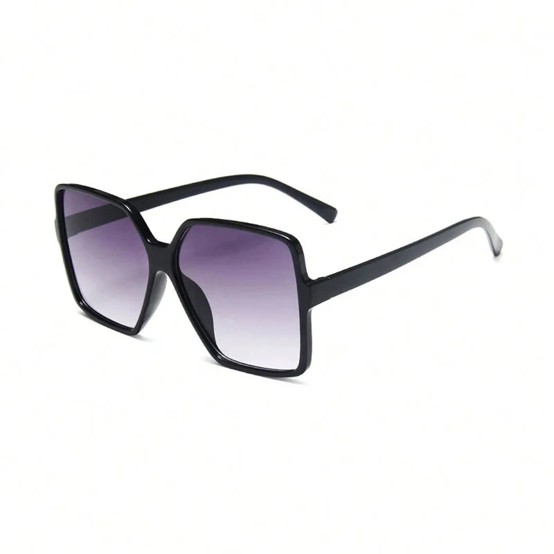 Óculos de sol quadrados oversize, lentes gradiente e proteção UV, 3 unidades — foto 5