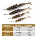 Isca macia de pesca de 73 mm, 10 unidades — foto 3
