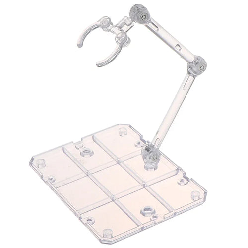 1 conjunto de base de ação suporte de exibição transparente para 1/144 HG/RG Gundam figura modelo de brinquedo — foto 1