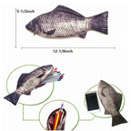 Estojo de lápis em forma de peixe, bolsa de caneta de peixe, bolsa de moedas, estojo de lápis engraçado — foto 5