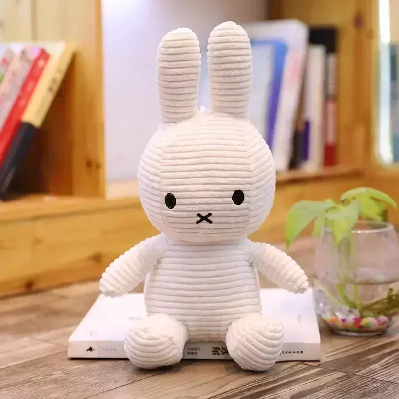 Miffys brinquedos de pelúcia bonito algodão macio bebê dormindo confortável acompanhando bonecas presente — foto 2