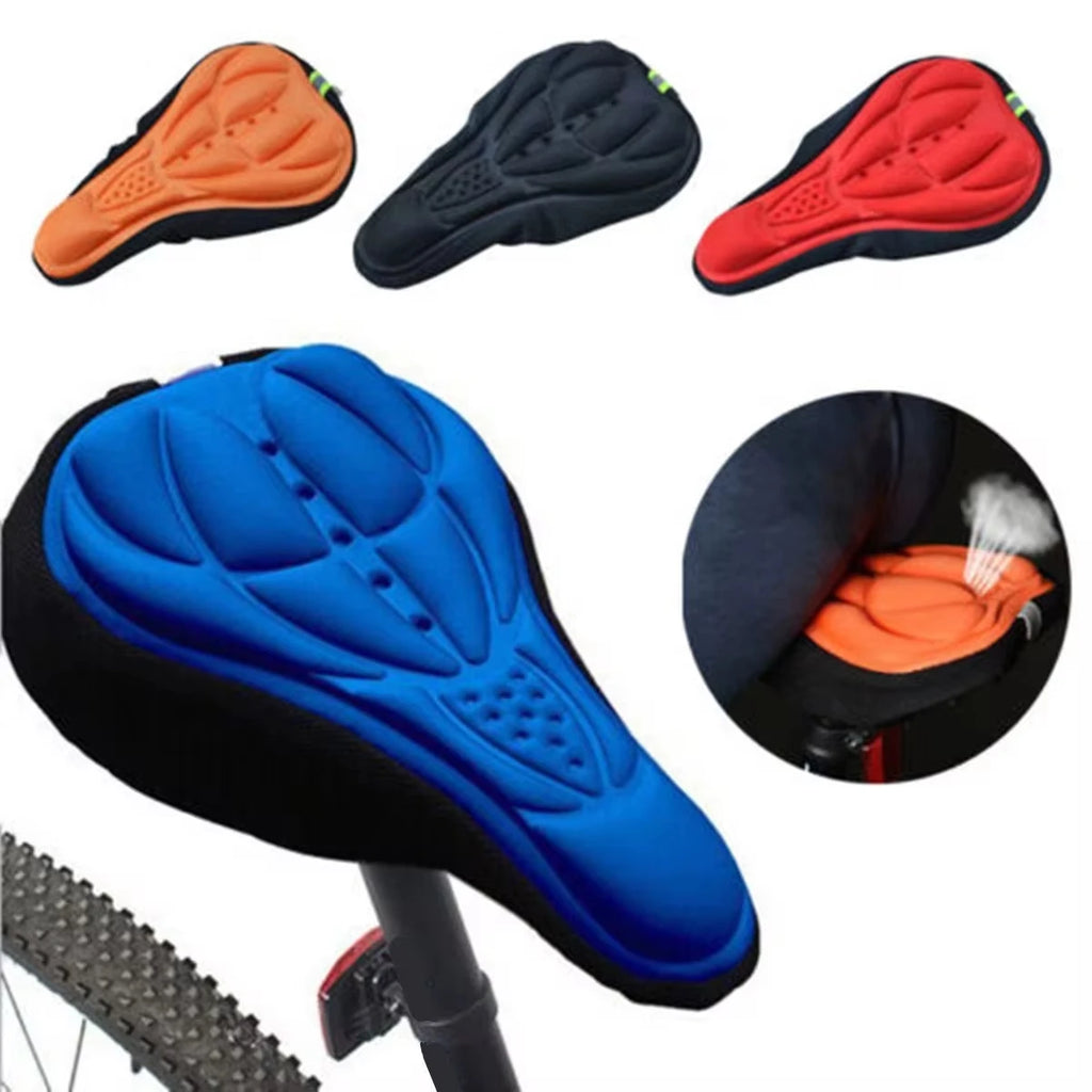 Novo Assento de Bicicleta 3D, Capa de Assento Macia e Confortável, Almofada de Espuma para Ciclismo — foto 5