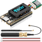 Meshtastic heltec v4 oled movido a energia solar lora 32 placa de dev gps esp32 sx1262 wifi ble - 863-928 MHz — foto 2