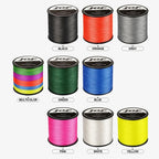 Linha De Pesca Trançada, Multifilament PE, Forte Poder - Branco 100M X4-1.0-20LB — foto 5
