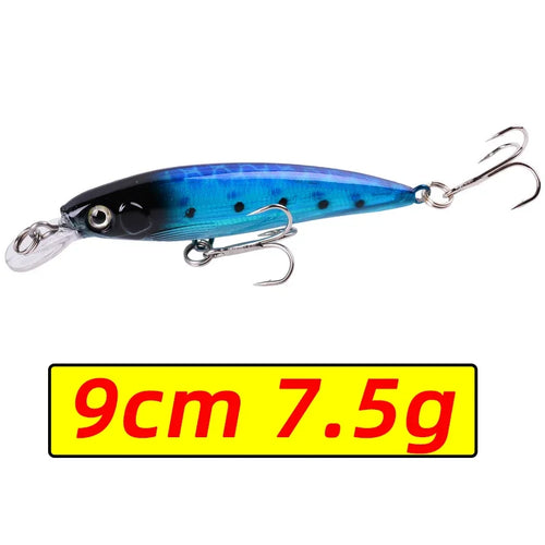 1 Isca Artificial Laser Minnow 11CM 13G para Pesca, Anzóis, Wobbler, Crankbait - D-9cm 7.5g — foto 2
