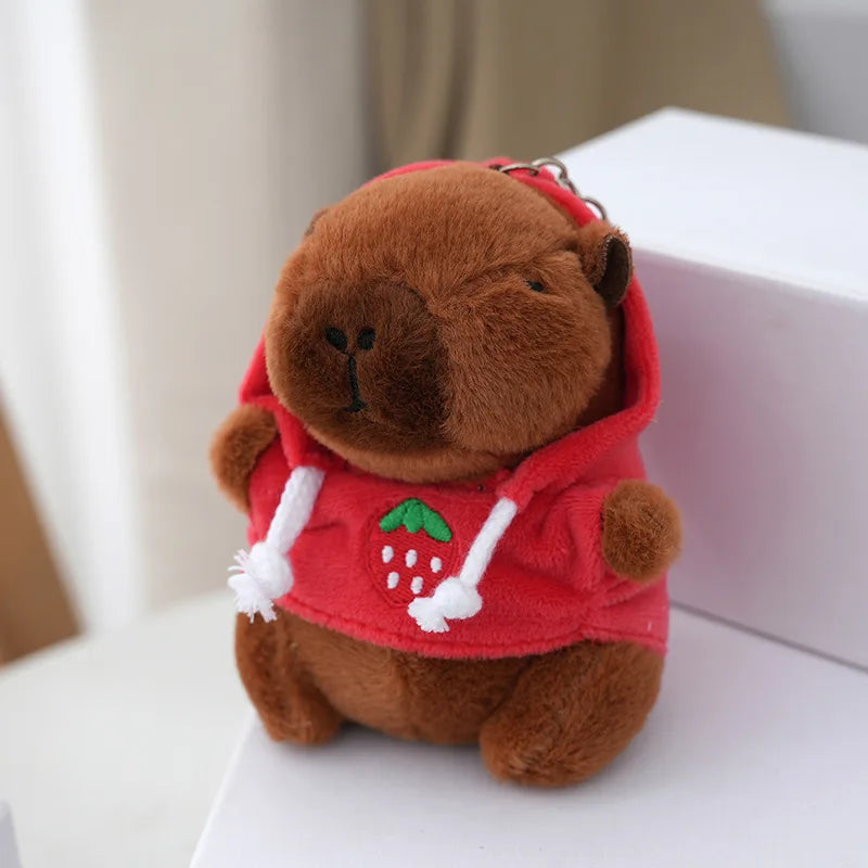 Pingente de Pelúcia Fofo de Capivara em Desenho Animado, Boneco para Pendurar em Bolsas — foto 1