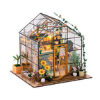 Mini DIY Flower Doll House Kit, Handmade 3D Puzzle Assembly, Brinquedos de Construção, Casa - QT-030 — foto 7