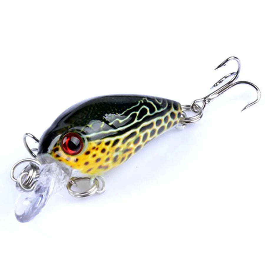6 pçs flutuante crankbaits iscas de pesca conjunto swimbait topwater duro kit wobblers artificiais — foto 5