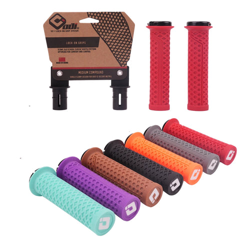 1 par lock-on silicone mountain bike apertos absorção de choque antiderrapante confortável guiador capas — foto 1