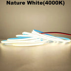 Fita LED COB Flexível 24V 400 LEDs/m 5mm Branco Natural 4000K 0.5m — foto 2